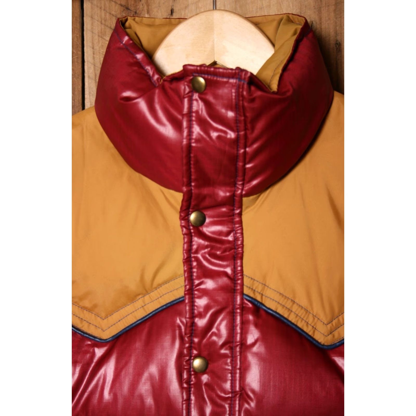 Warehouse WAREHOUSE Dubbleworks Puffer Jacket Jacket M Mens Red Yellow Size US M / EU 48-50 / 2 - 2 Thumbnail