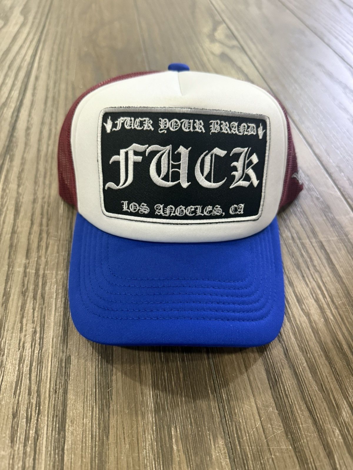 Other 🖕🏻 Fuck Your Brand FYB Trucker Hat Snapback Blue Red 🖕🏻 Size ONE SIZE - 1 Thumbnail