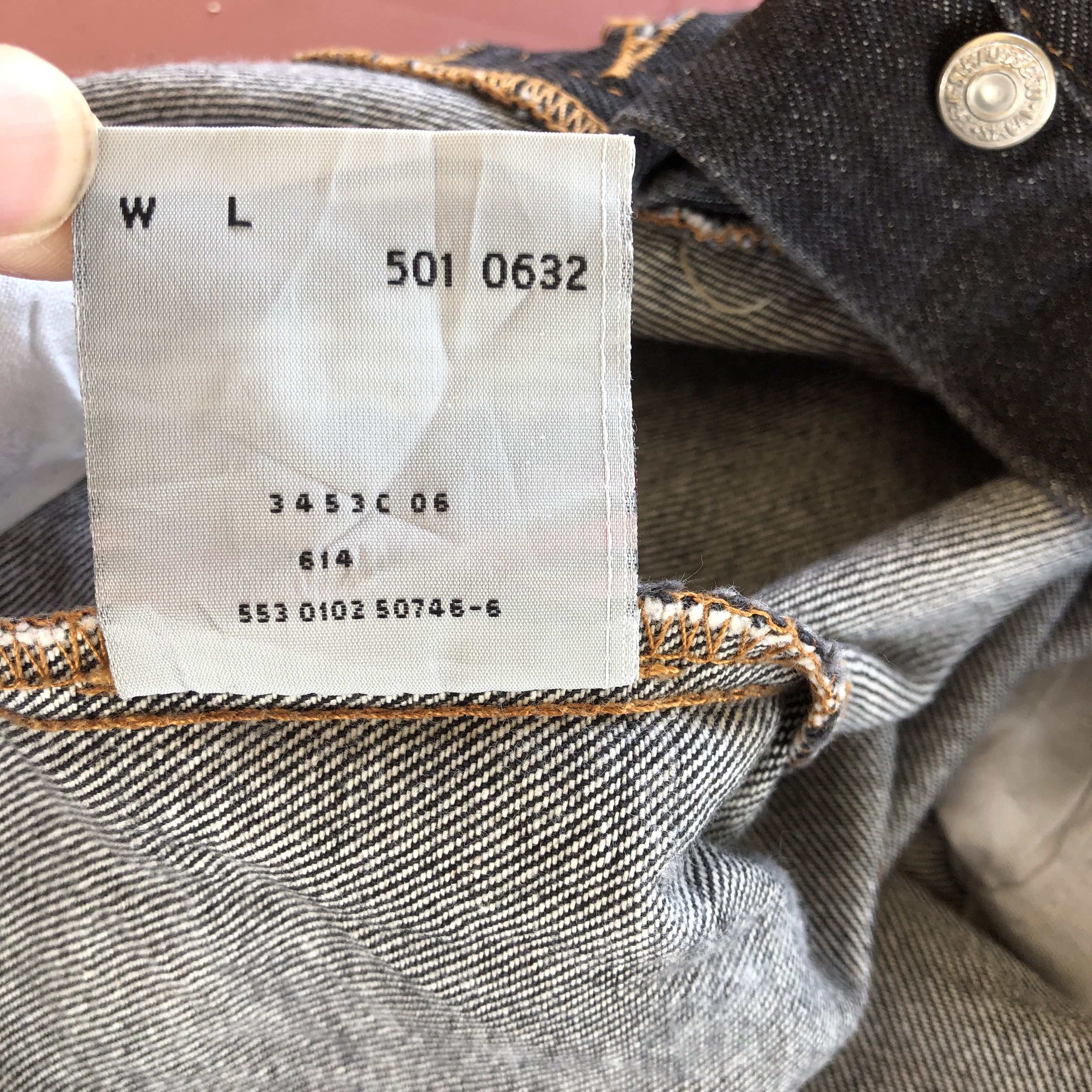 Levi's Vintage Levis 501 Ripped Jeans Levi's Faded Black Denim Size US 38 / EU 54 - 11 Thumbnail