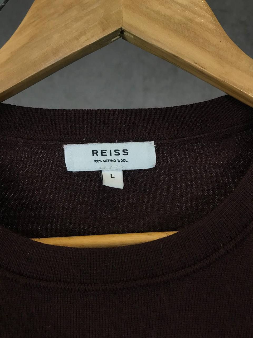 Reiss Reiss designer merino wool sweater Size US L / EU 52-54 / 3 - 3 Thumbnail