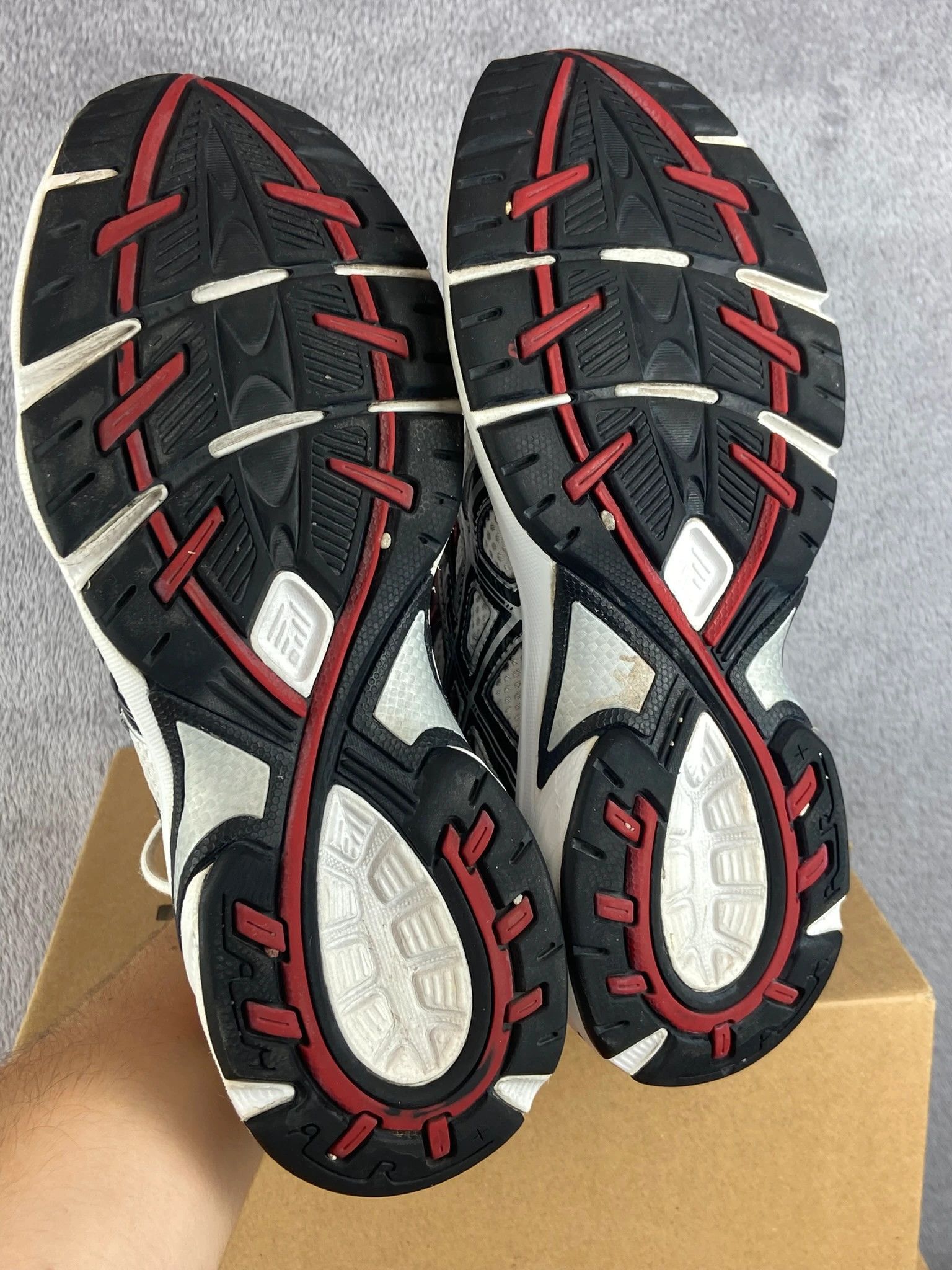 Asics Asics sneakers white red retro running vintage Size US 6.5 / EU 39-40 - 9 Thumbnail