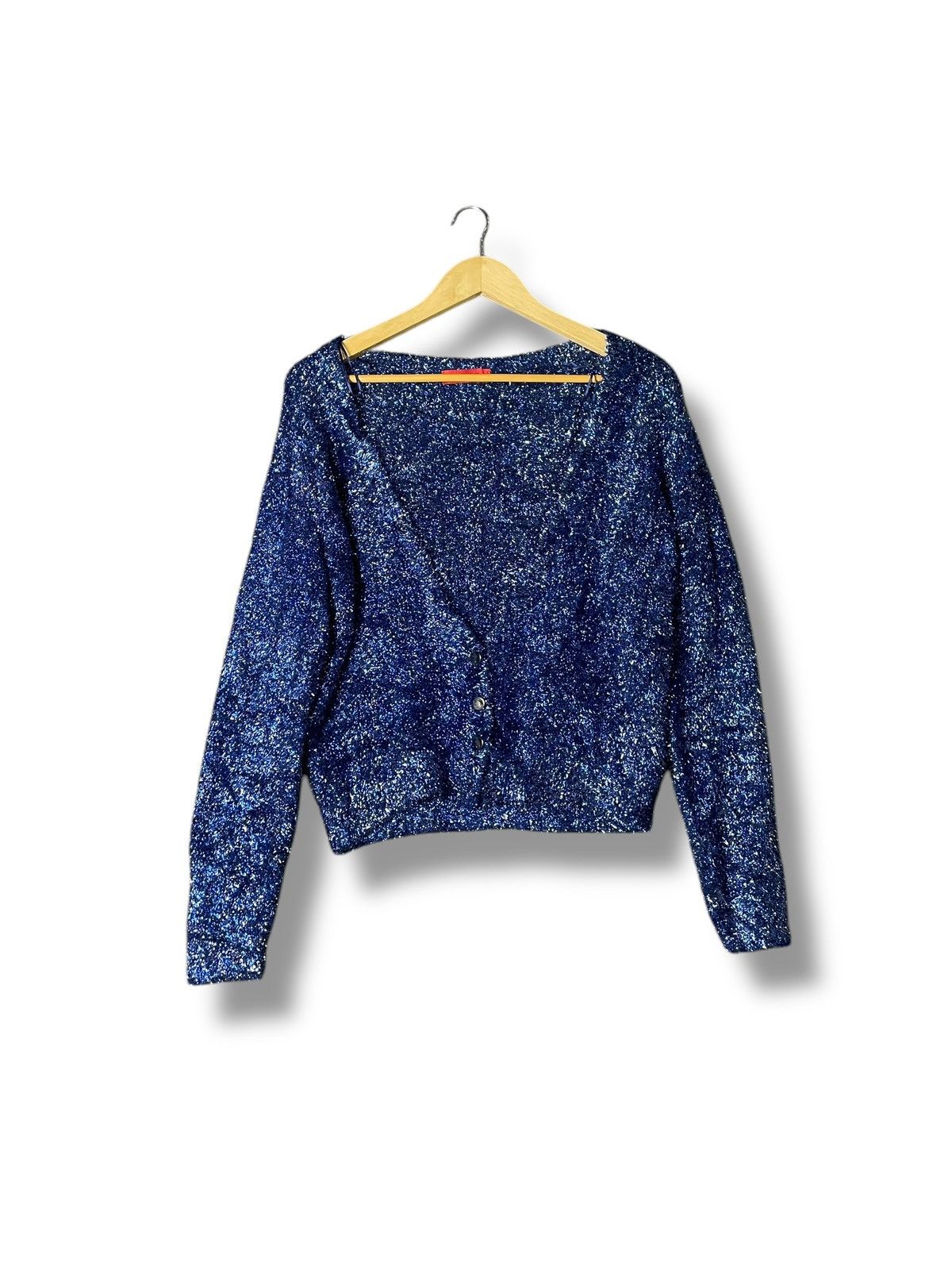 Designer × MAX&Co. × Vintage Max & Co Shiny Cardigan (53) Size M / US 6-8 / IT 42-44 - 1 Thumbnail