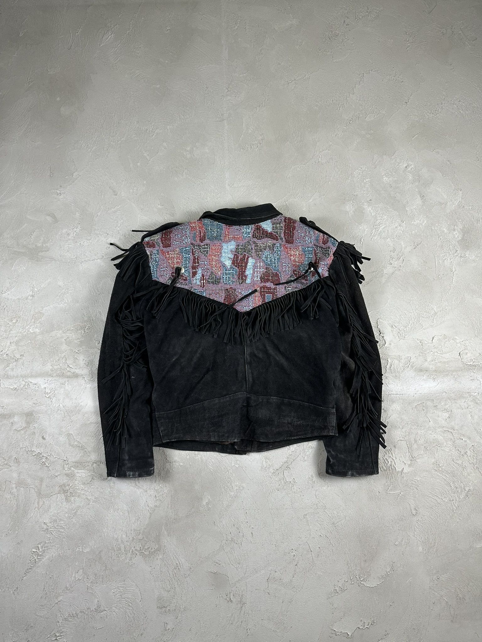 Genuine Leather Vintage Suede Avant Garde Cowboy Boxy Leather Jacket Size US M / EU 48-50 / 2 - 9 Thumbnail
