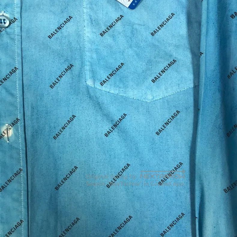 Balenciaga Balenciaga Dyed Splash Shirt Size XS / US 0-2 / IT 36-38 - 3 Thumbnail