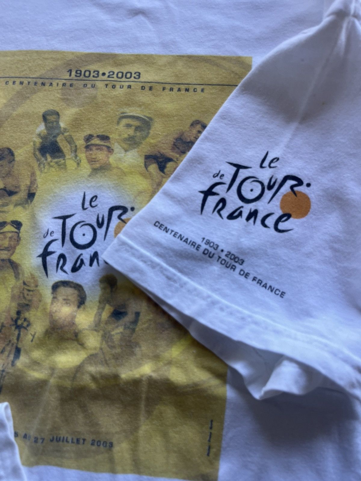 Vintage Vintage Le Du Tour De France 2003’s Tshirt Size US XL / EU 56 / 4 - 8 Thumbnail