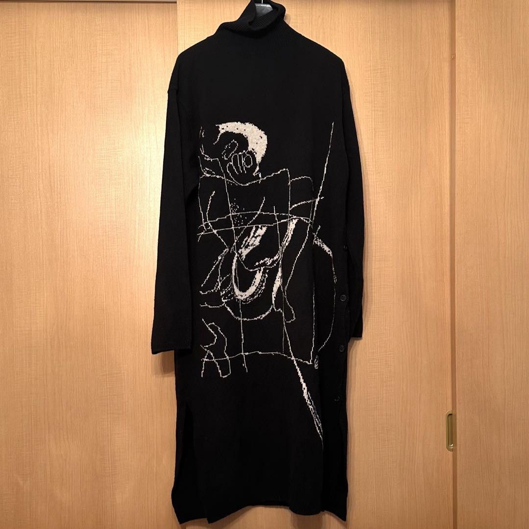 Yohji Yamamoto Yohji Yamamoto POUR HOMME 20AW Long Knit Size US L / EU 52-54 / 3 - 1 Thumbnail