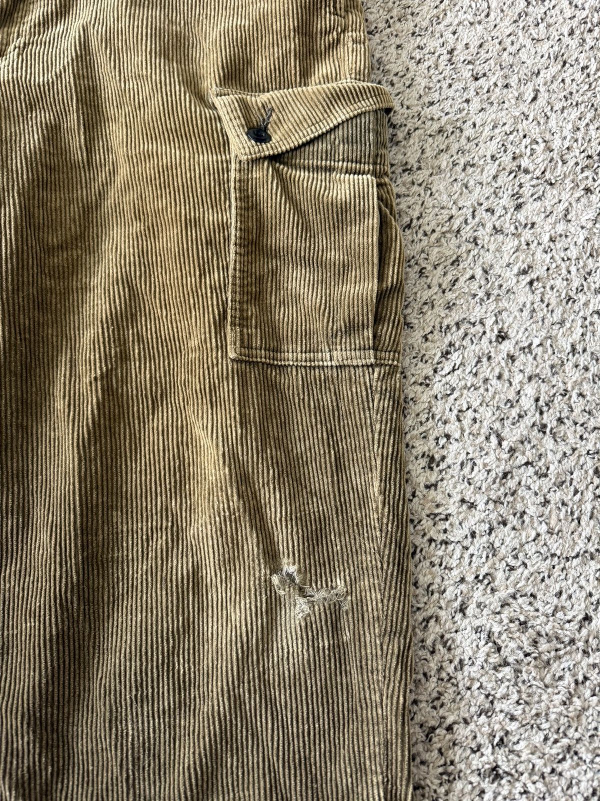 Polo Ralph Lauren Vintage Light Brown Polo Ralph Lauren Corduroy Baggy Pants Size US 37 - 2 Thumbnail