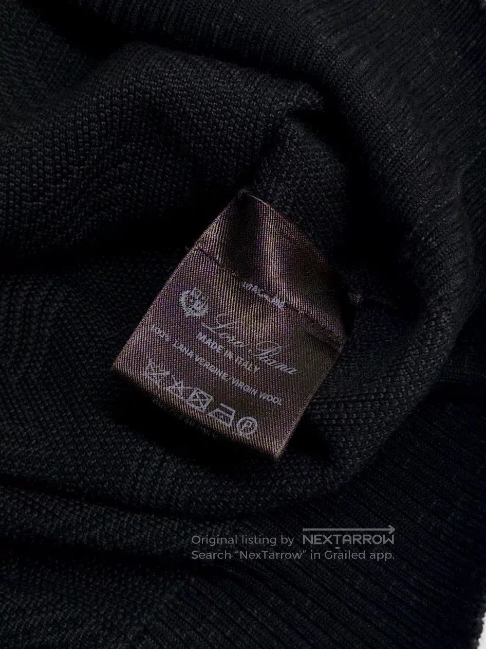 Loro Piana black knit sweater from loro piana. Size US L / EU 52-54 / 3 - 5 Thumbnail