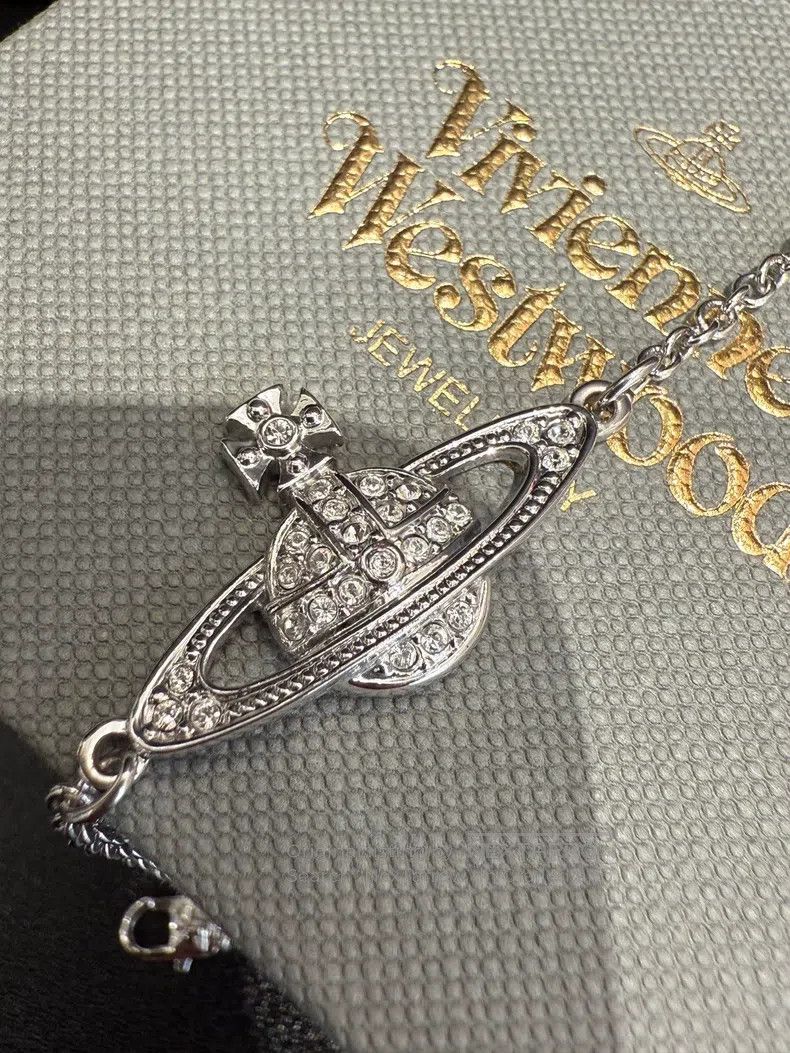 Vivienne Westwood Vivienne Westwood Glittering Saturn Bracelet Size ONE SIZE - 5 Thumbnail