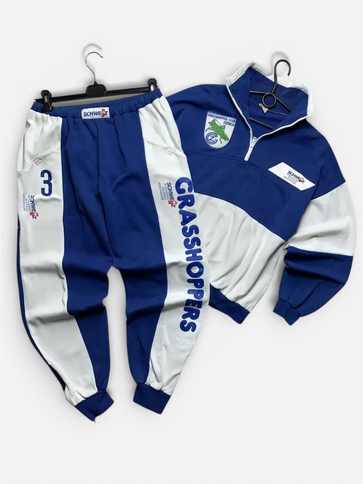 Vintage Vintage Grasshopper soccer tracksuit sweatsirt away rare Size US M / EU 48-50 / 2 - 1 Thumbnail