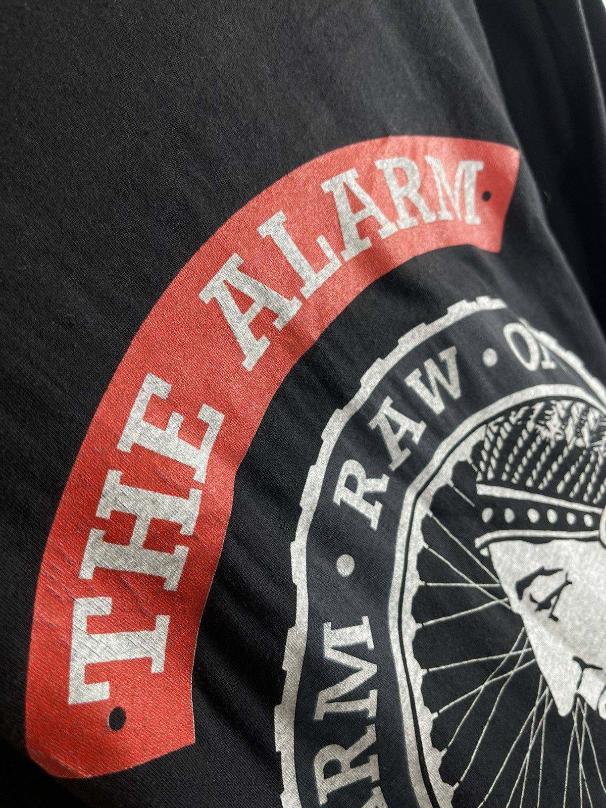 Vintage Rare VTG 1991 The Alarm RAW Tour Tee Native Graphic Size US L / EU 52-54 / 3 - 5 Thumbnail