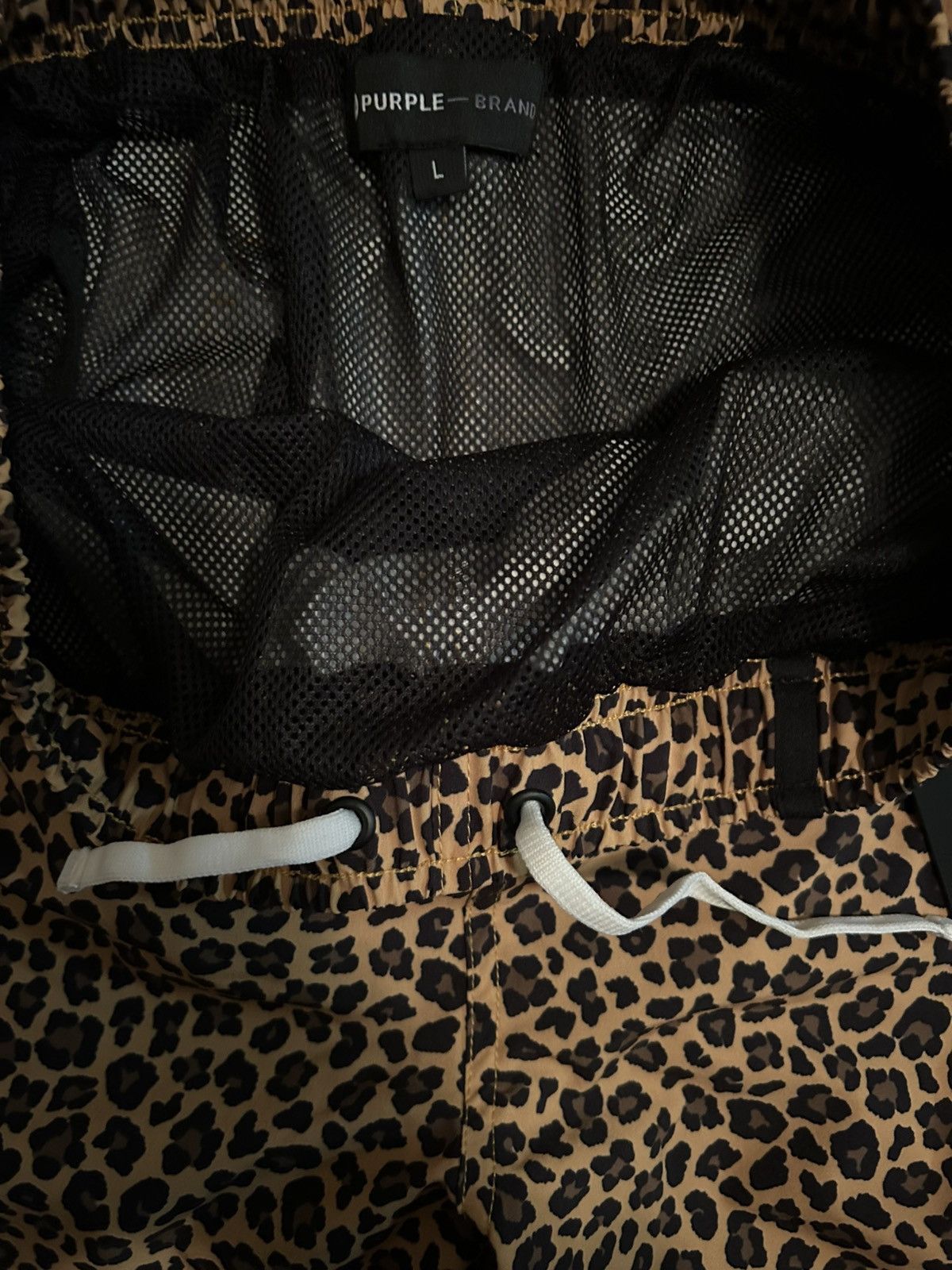 Other Leopard Print Purple Shorts Size US 30 / EU 46 - 3 Thumbnail