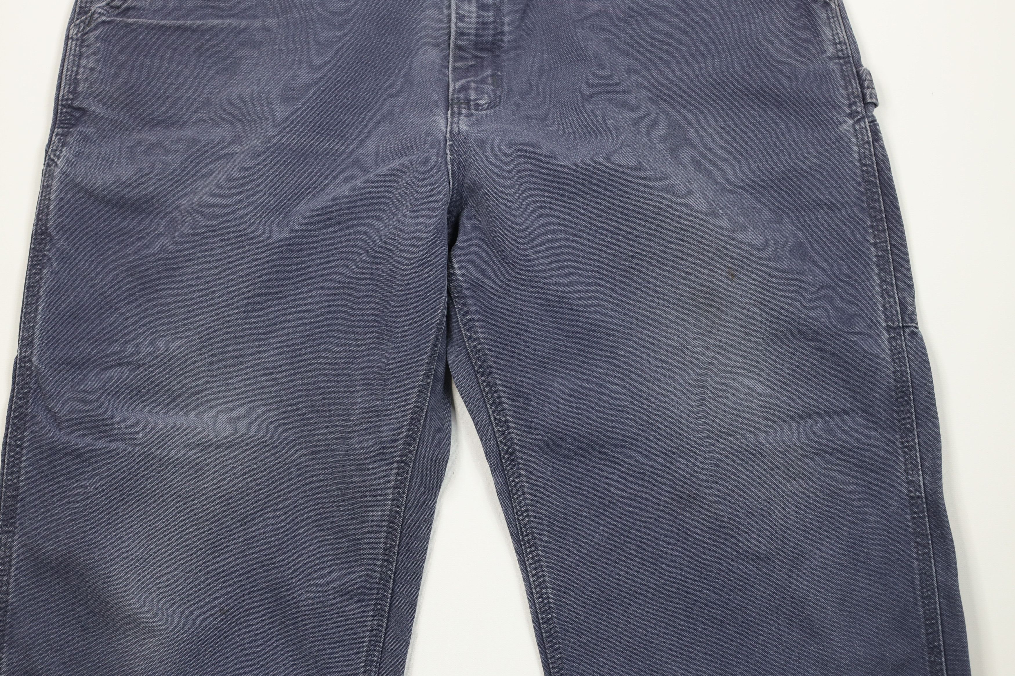 Carhartt Vintage Carhartt Wide Leg Dungaree Pants Petrol Blue USA Size US 40 / EU 56 - 3 Thumbnail