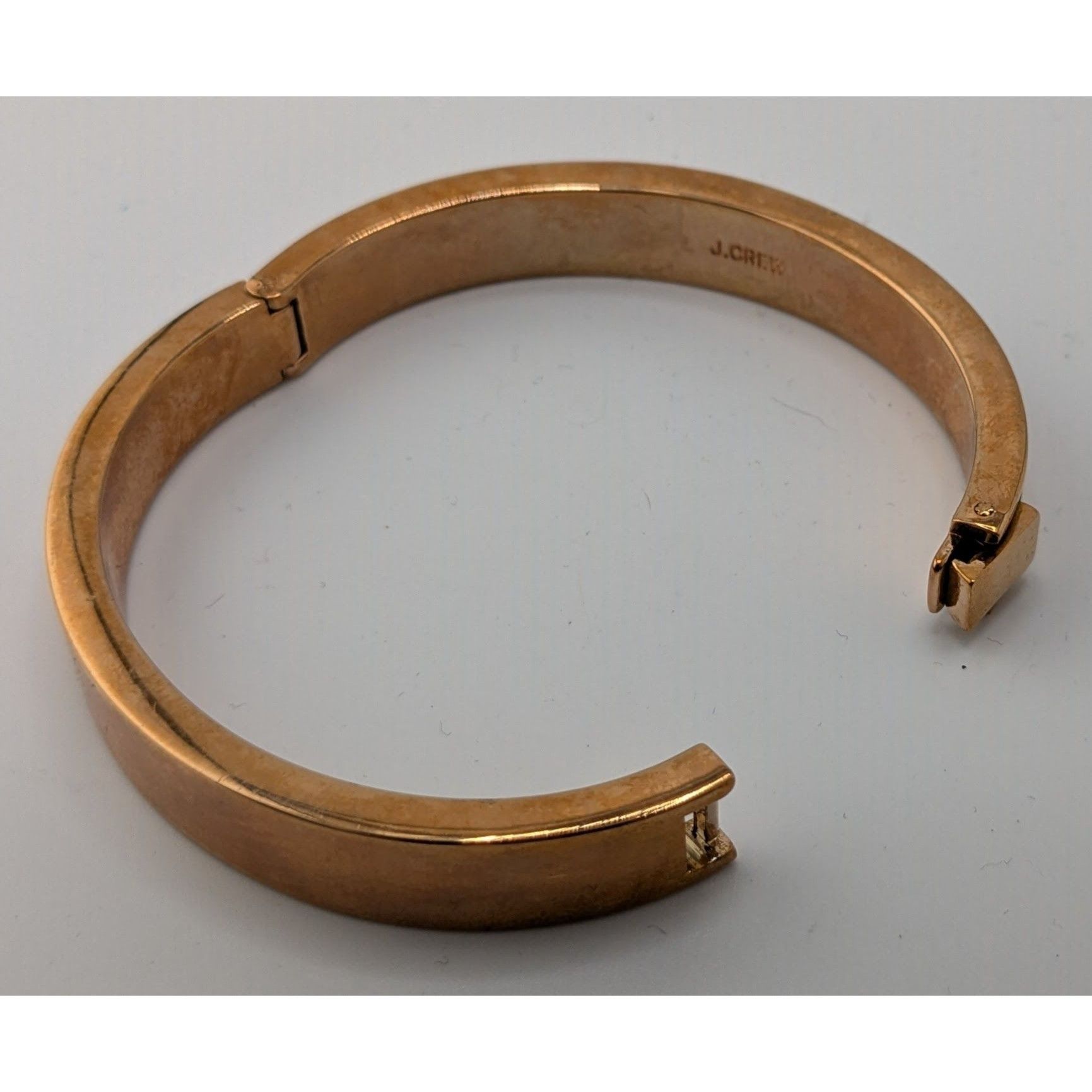 J.Crew J.Crew Preppy Gold-Tone Hinged Bangle Bracelet Size ONE SIZE - 6 Thumbnail