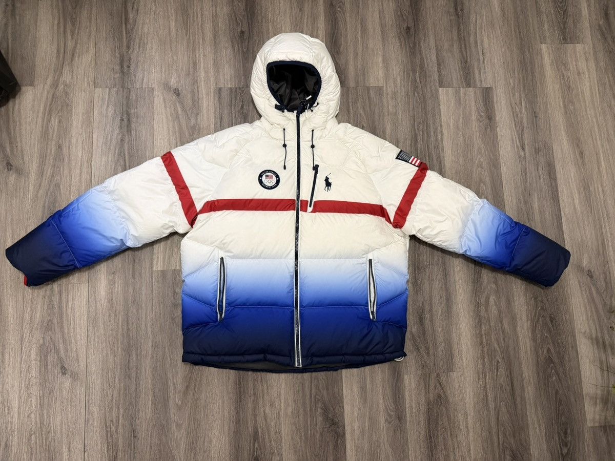 Polo Ralph Lauren Olympic USA olympic team puffer gradient jacket 2022 Size US XL / EU 56 / 4 - 2 Thumbnail