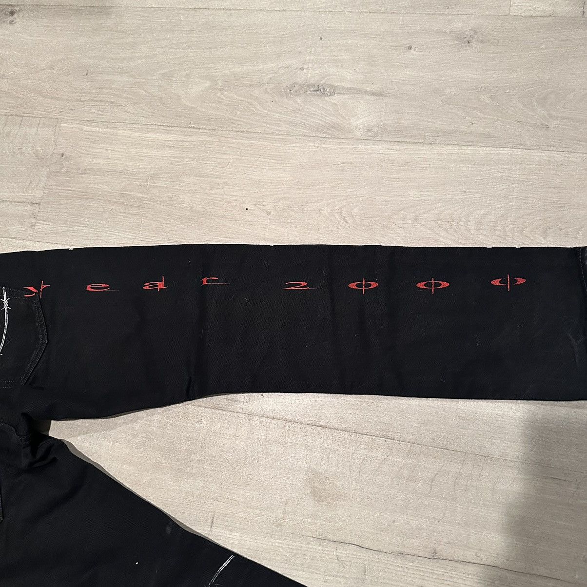 If Six Was Nine Year2000 x Levi’s 501 Bloodlust Denim Jeans Black Size US 28 / EU 44 - 6 Thumbnail
