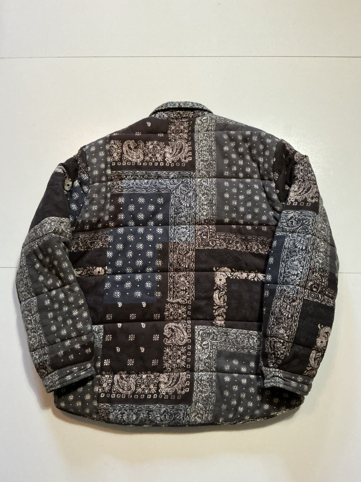 Bdg BDG UO Urban Outfitters Bandana Quilted AOP Shirt Jacket Size US L / EU 52-54 / 3 - 2 Thumbnail