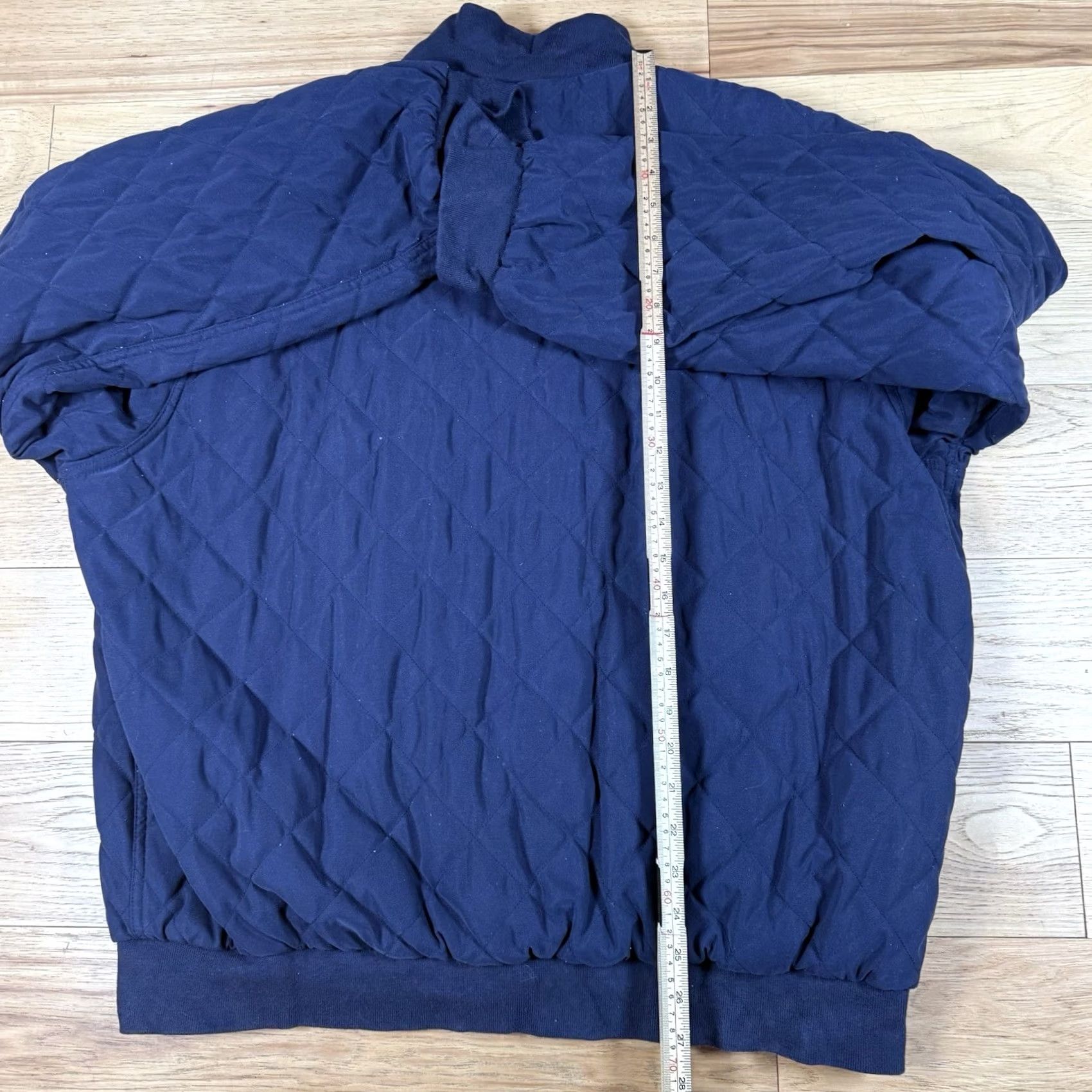 Ralph Lauren VTG Polo Ralph Lauren Golf Quilted Bomber Coat Mens XL Blue Houndstooth Thick Insulated Quilted Coat Mens XL Blue Houndstooth Size US XL / EU 56 / 4 - 7 Thumbnail
