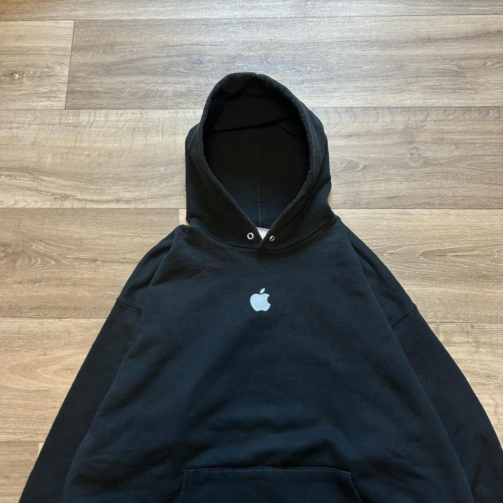 Apple Apple Men's Black Hoody Size US L / EU 52-54 / 3 - 2 Thumbnail