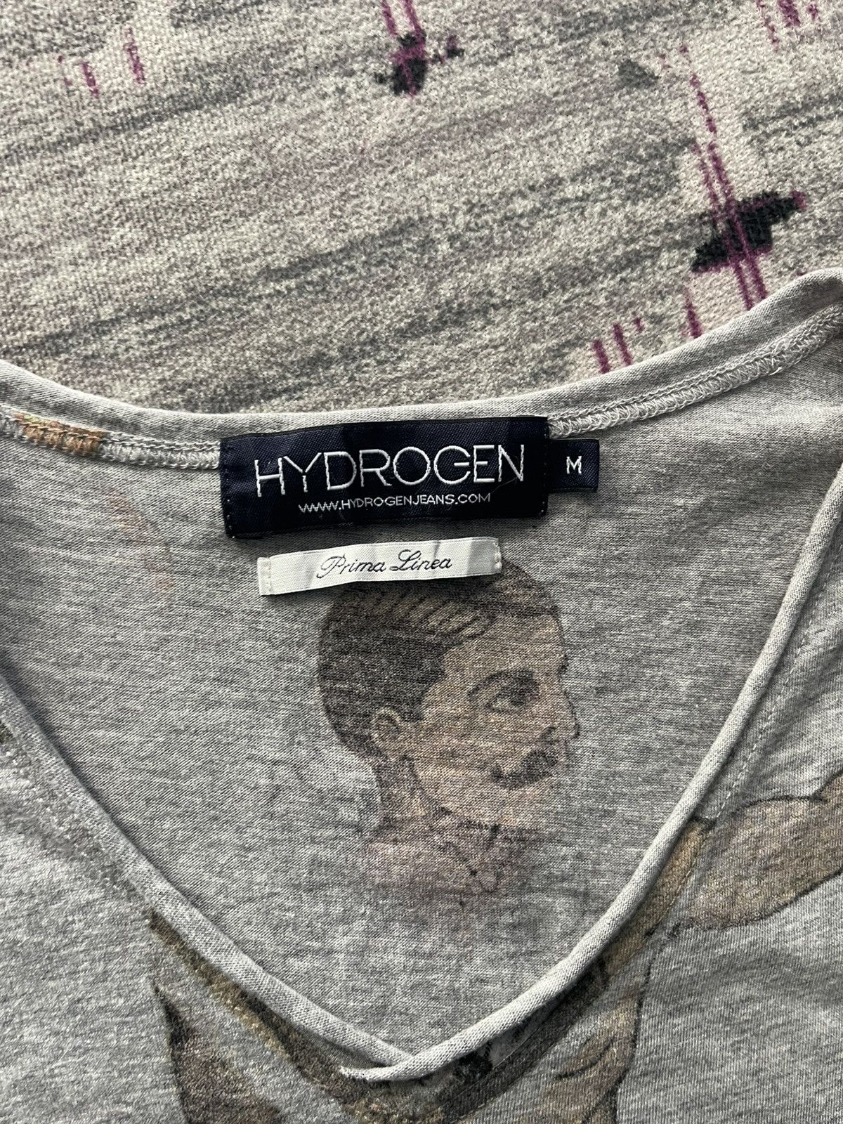 HYDROGEN VINTAGE HYDROGEN PRIMA LINEA V NECK VERY RARE Size US M / EU 48-50 / 2 - 4 Thumbnail