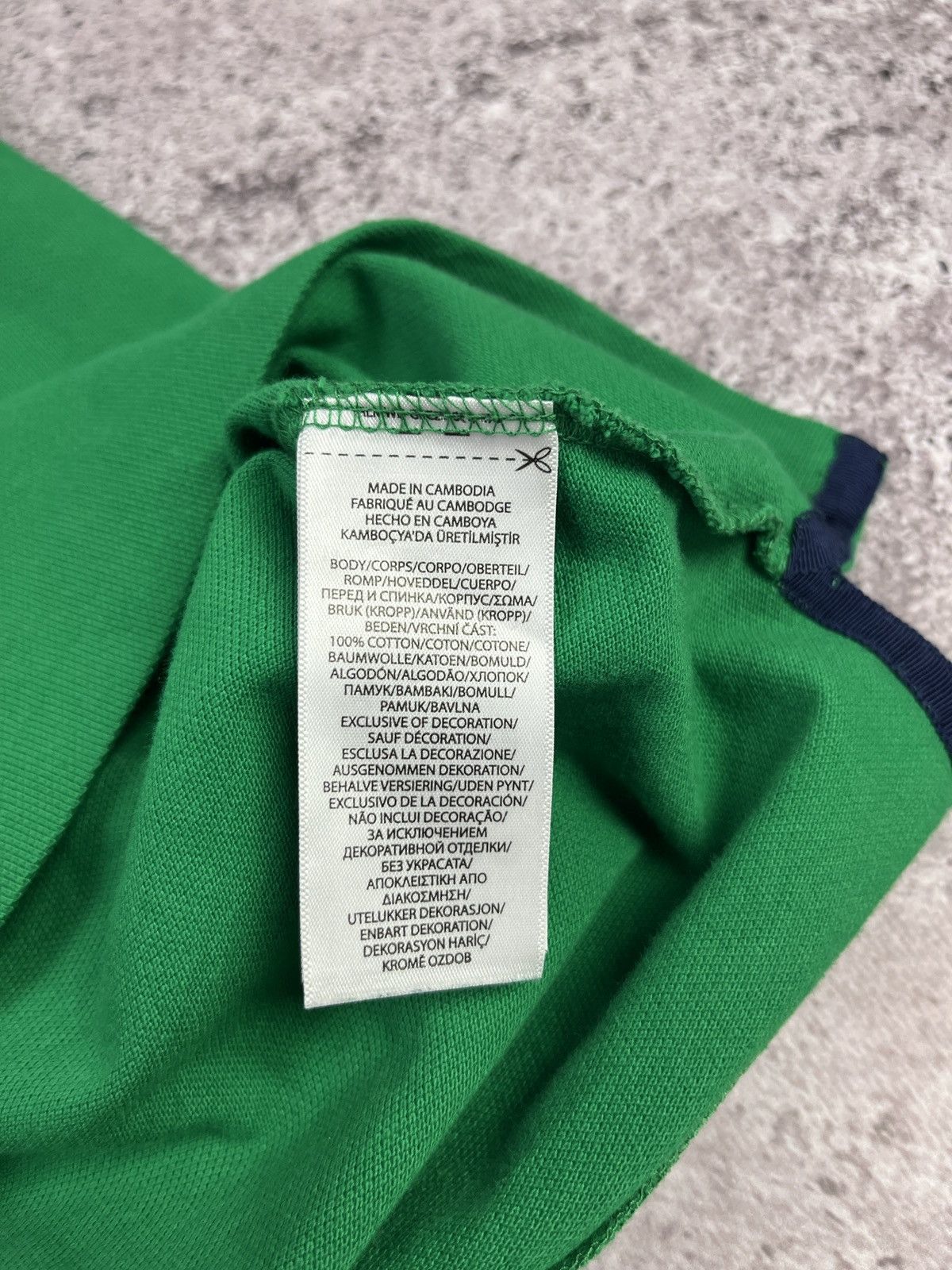Polo Ralph Lauren Big Pony Green Polo Shirt XL Custom Slim Fit Number 3 Rugby Size US XL / EU 56 / 4 - 10 Thumbnail