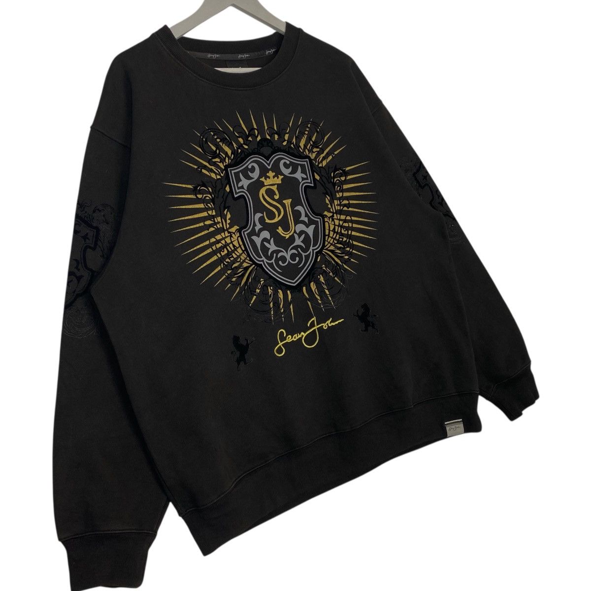 Other Vintage Sean John Sweatshirt Crewneck Black Big Logo Sz XXL Size US XXL / EU 58 / 5 - 3 Thumbnail