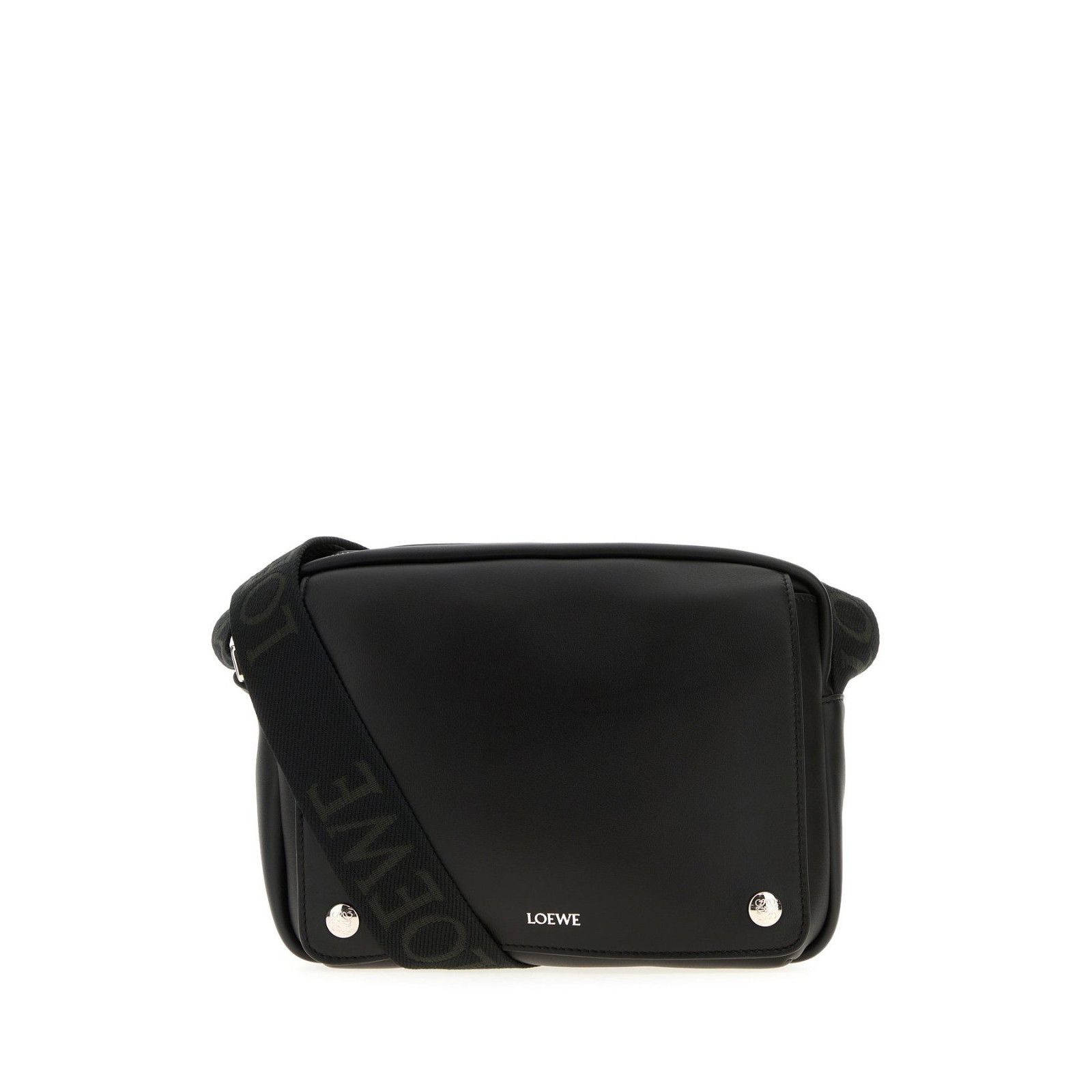 Loewe LOEWE Pebble Medium Black Leather Messenger Bag New & Authen Size ONE SIZE - 1 Thumbnail