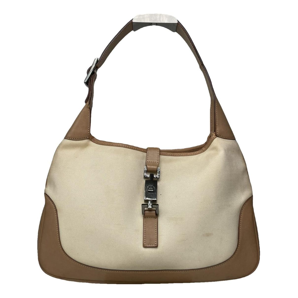 Gucci Jackie Vintage Beige Leather Handbag Size ONE SIZE - 1 Thumbnail