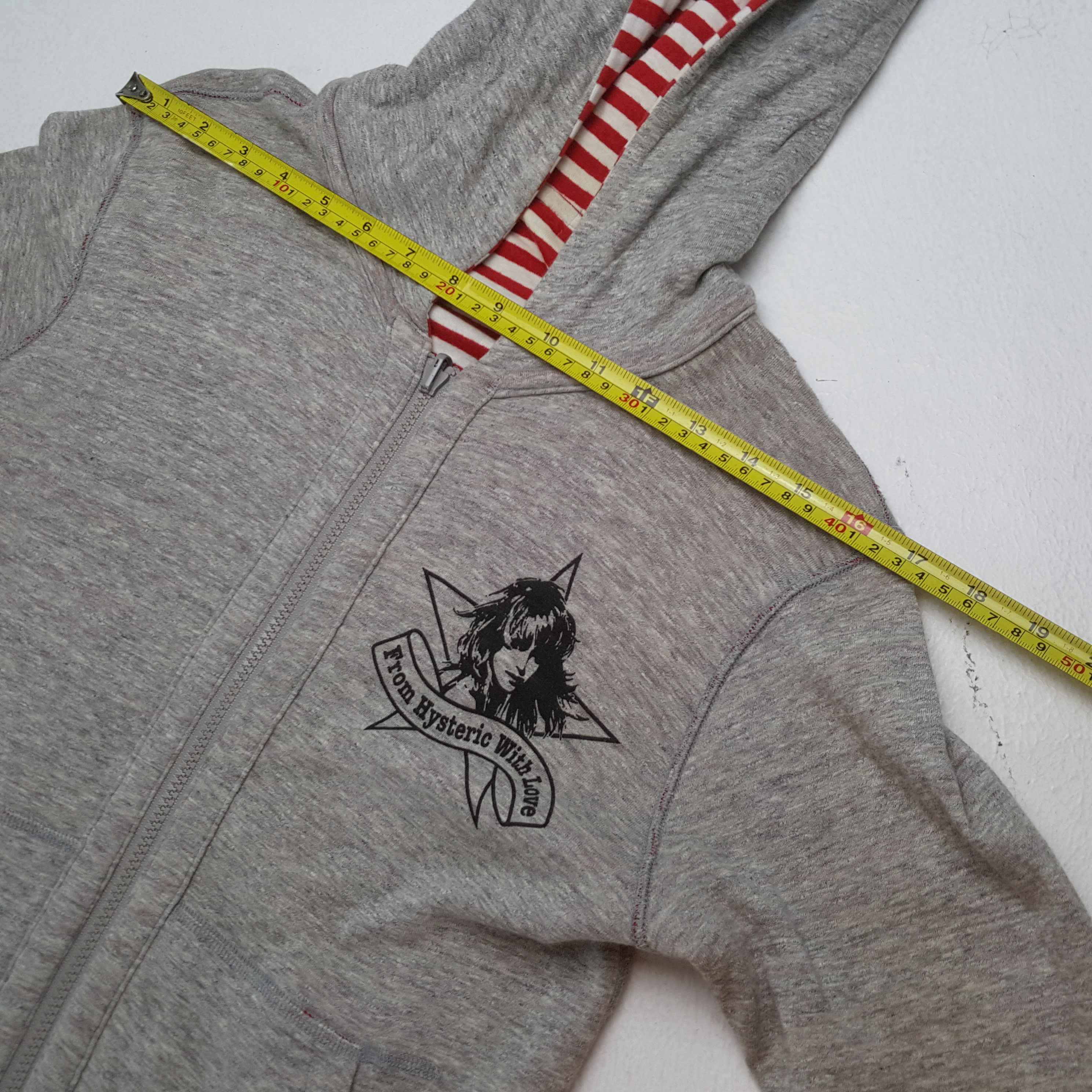 Hysteric Glamour × Japanese Brand × Vintage HYSTERIC GLAMOUR Fashion Style Reversible Zipper Hoodies Size US XS / EU 42 / 0 - 8 Thumbnail