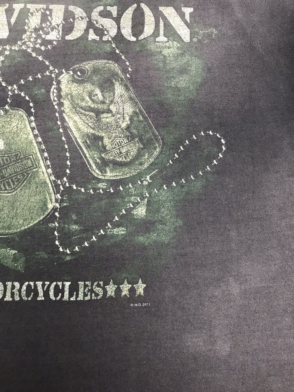 Harley Davidson × Vintage Distressed Vintage Harley Davidson T-shirt Size US XL / EU 56 / 4 - 5 Thumbnail