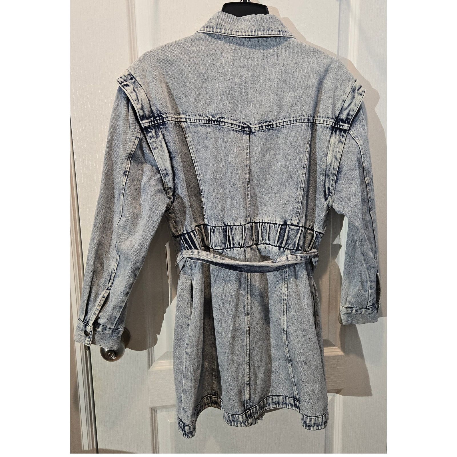 Other NWT denim dress convertible sleeves Culpos X INC sz L Size L / US 10 / IT 46 - 3 Thumbnail