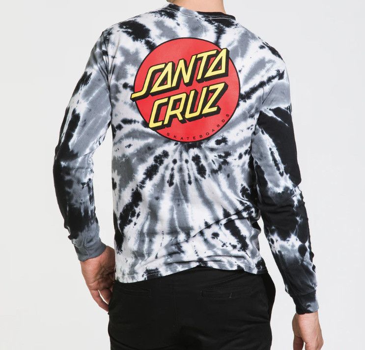 Santa Cruz Skateboards Santa Cruz Classic Dot Skateboards Tie Dye Shirt S Size US S / EU 44-46 / 1 - 1 Thumbnail