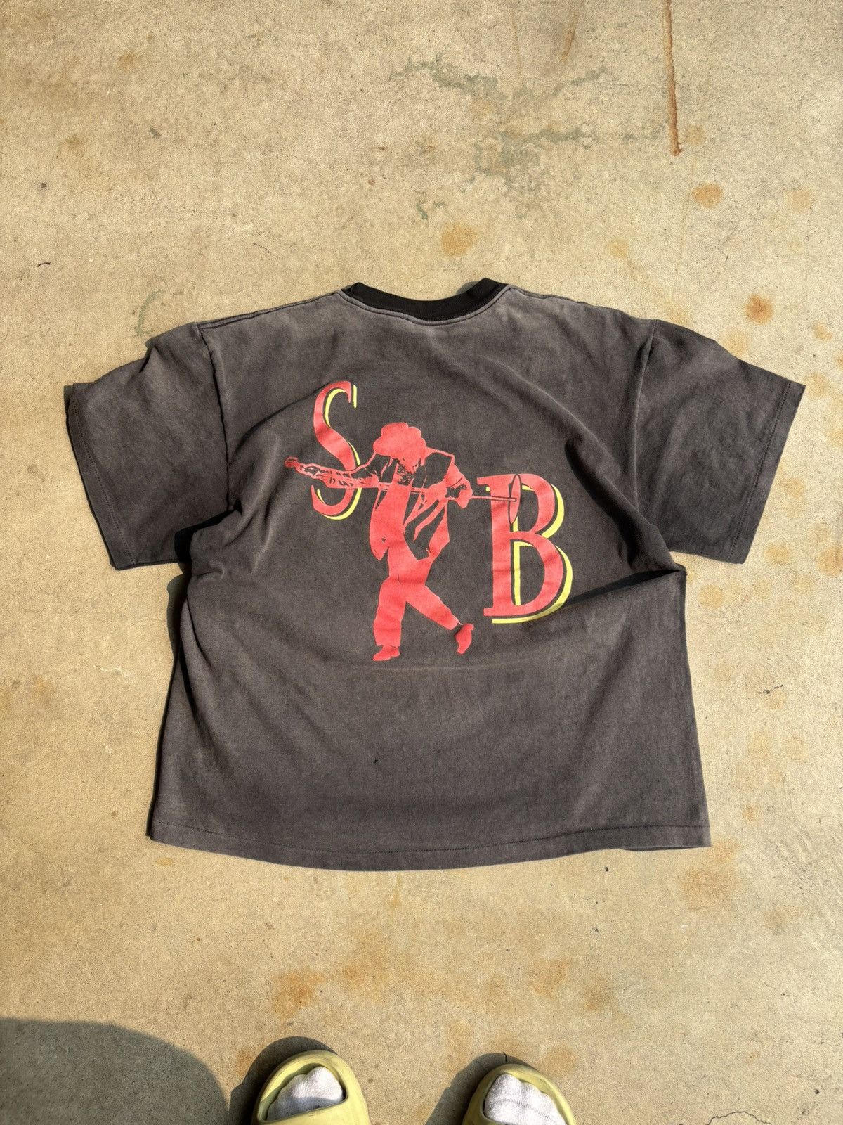 Band Tees Vintage 1994 Sawyer Brown Two Tone Faded Boxy Jazz Tee Size US XL / EU 56 / 4 - 2 Thumbnail