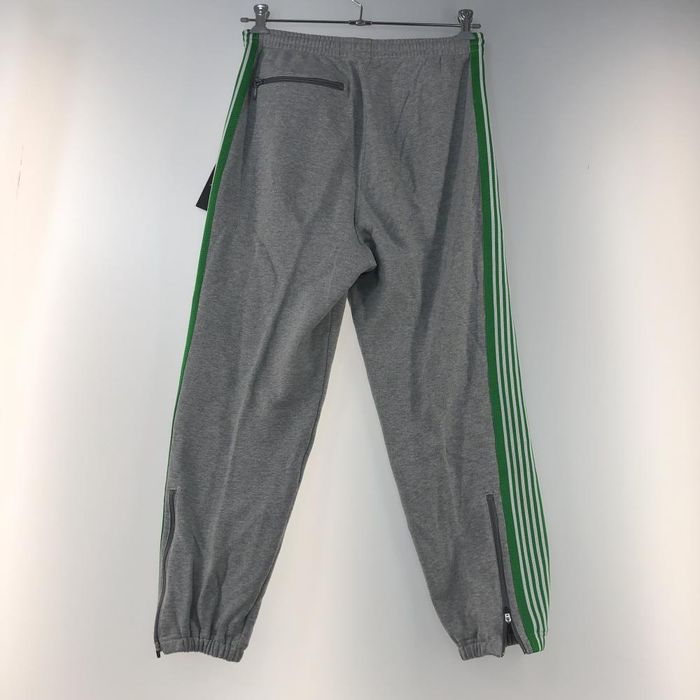 Needles Sweat Pants Zipped Track Pant Hem Zip Cotton Gray | Grailed