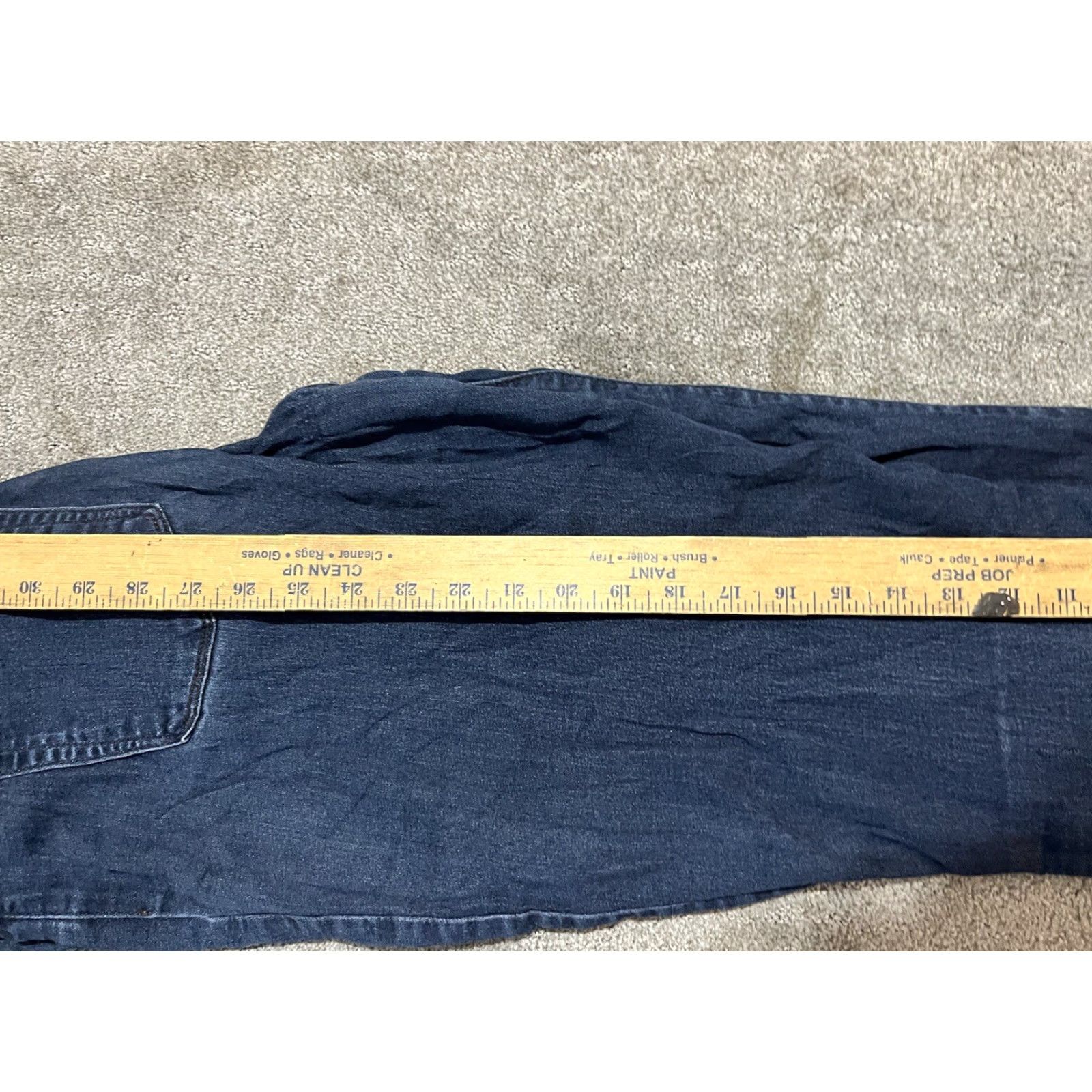 Vintage VINTAGE JUST BLACK Womens Jeans Skinny High Rise Cotton Stretch Size 32 Blue US Made Size 24" / US 00 / IT 34 - 7 Thumbnail