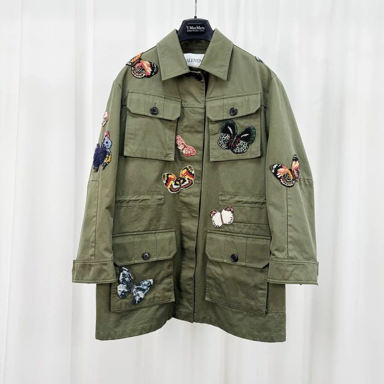 Valentino Valentino Heavy studded beaded embroidered butterfly jacke Size US XS / EU 42 / 0 - 1 Thumbnail
