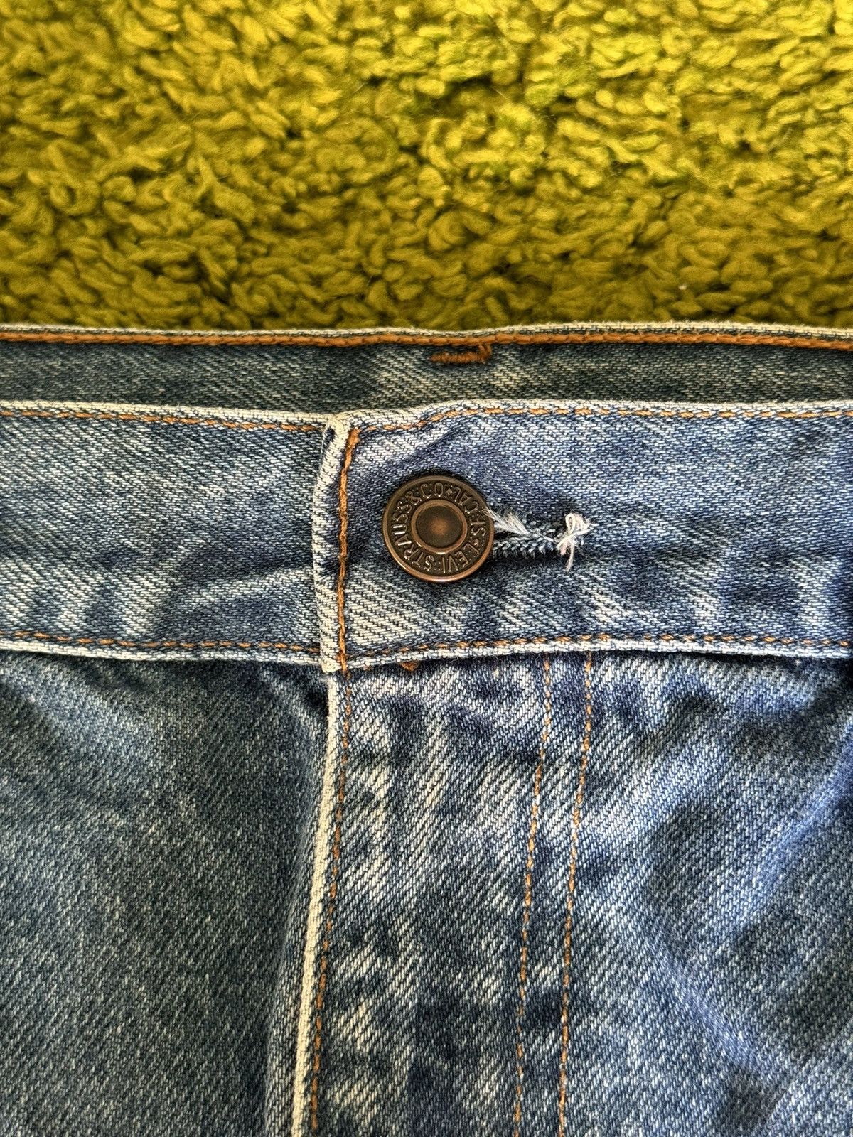 Levi's × Levi's Vintage Clothing × Vintage Levi’s 90s vintage orange tab jeans denim pants Size US 38 / EU 54 - 5 Thumbnail