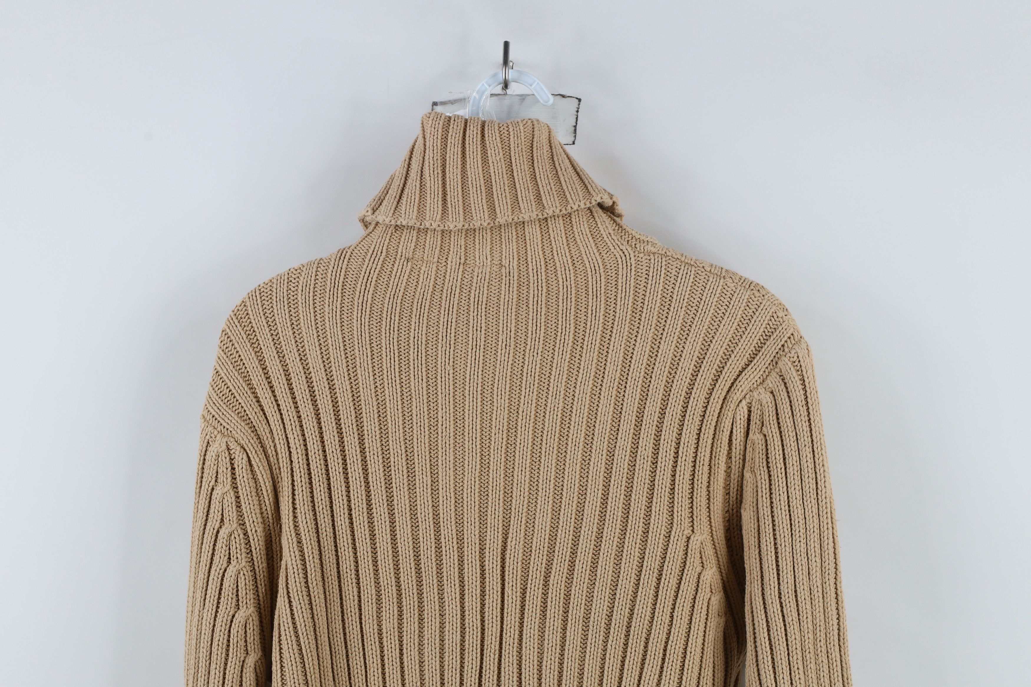 Vintage Vintage 90s Y2K Babydoll Sleeve Ribbed Turtleneck Sweater Size XL / US 12-14 / IT 48-50 - 7 Thumbnail