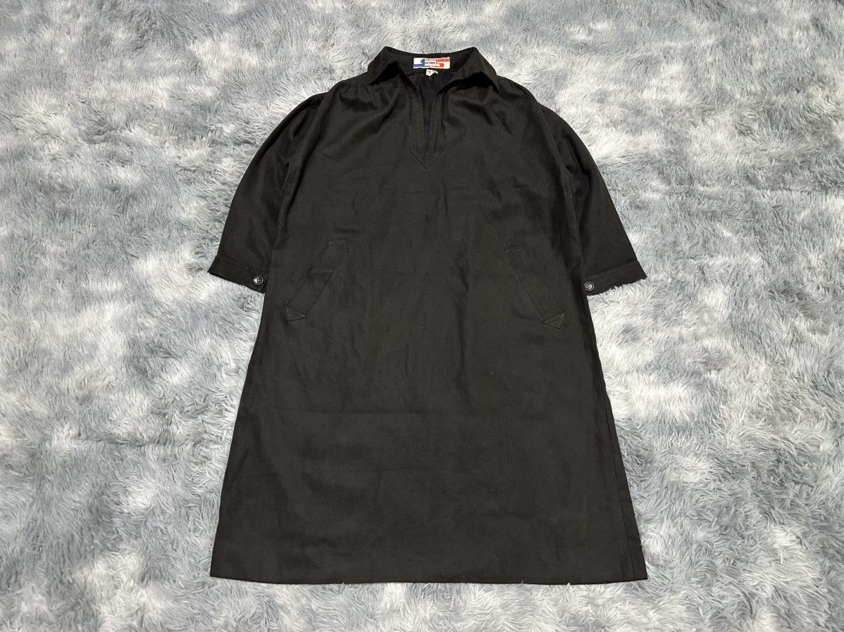 Issey Miyake 🔥70s Issey Miyake Oversized Pullover Shirt Skipper Collar Size US L / EU 52-54 / 3 - 1 Thumbnail