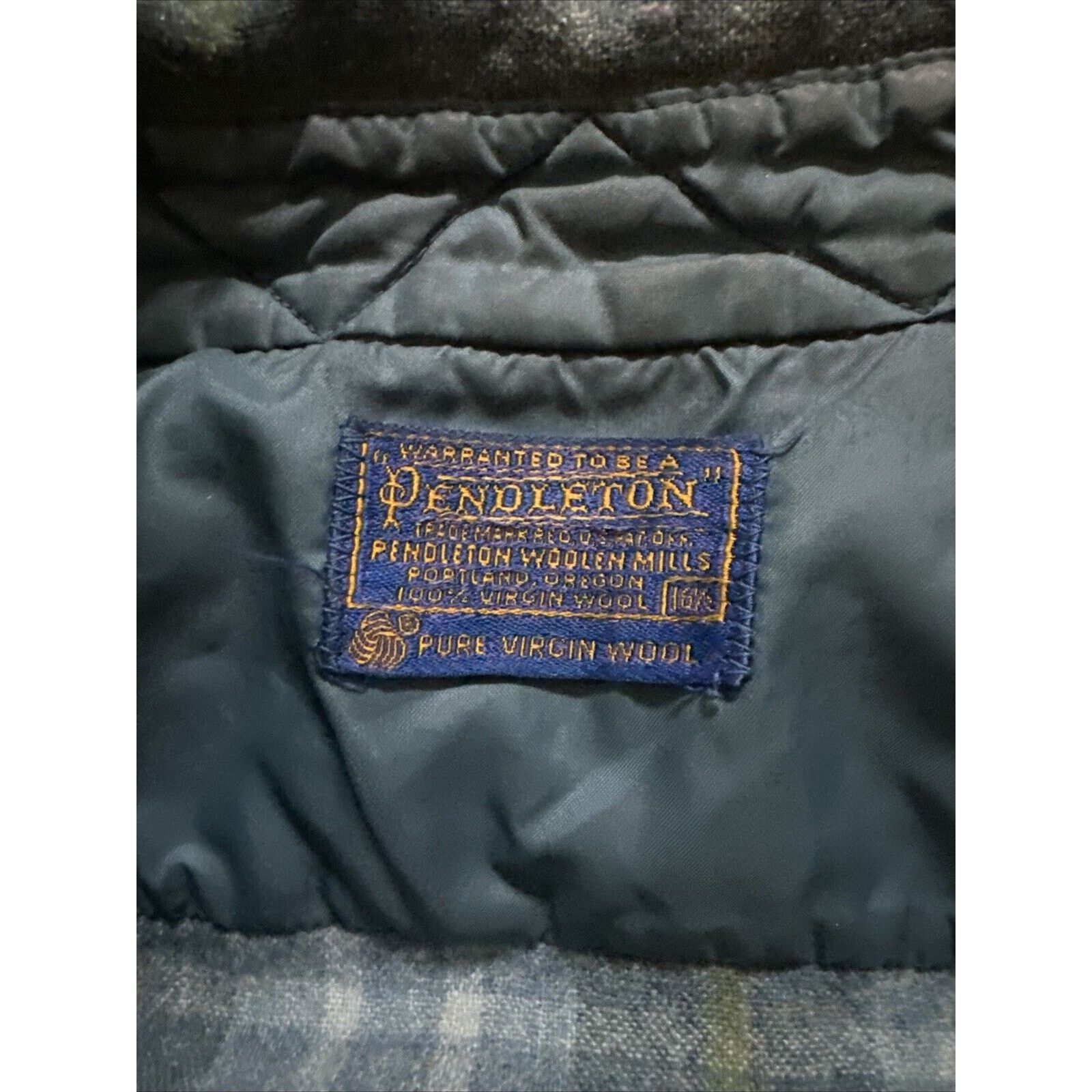 Pendleton Vintage Pendleton Wool Shirt Men's Green Multi Plaid Flap Size US L / EU 52-54 / 3 - 2 Thumbnail