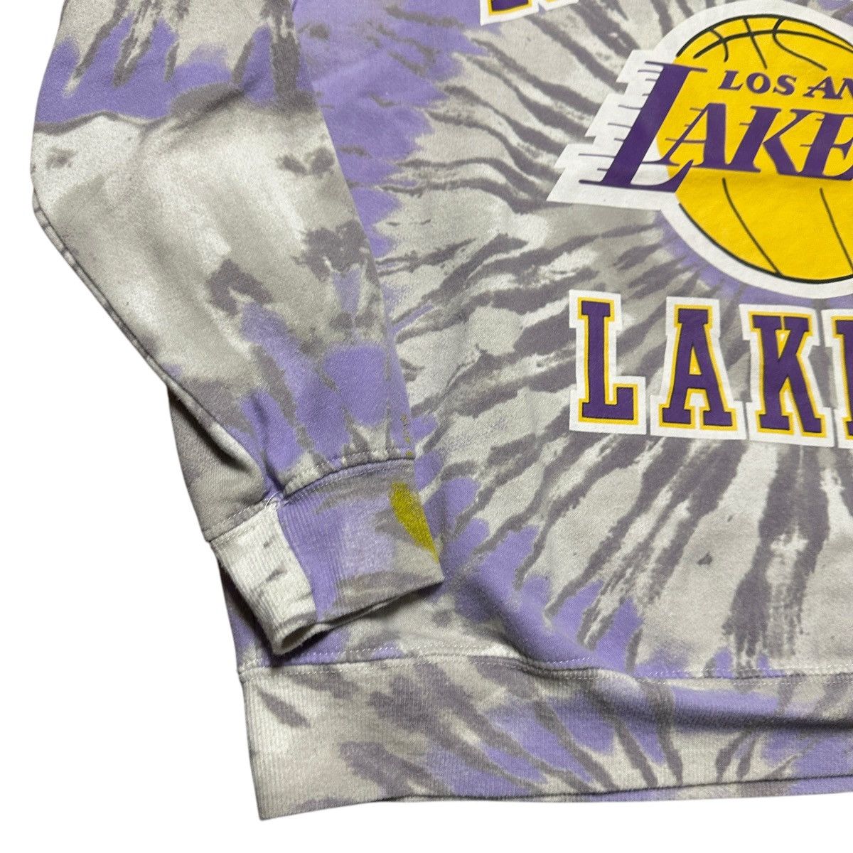 NBA Women’s Y2K Los Angeles Lakers Tie Dye Sweatshirt Size L / US 10 / IT 46 - 6 Thumbnail