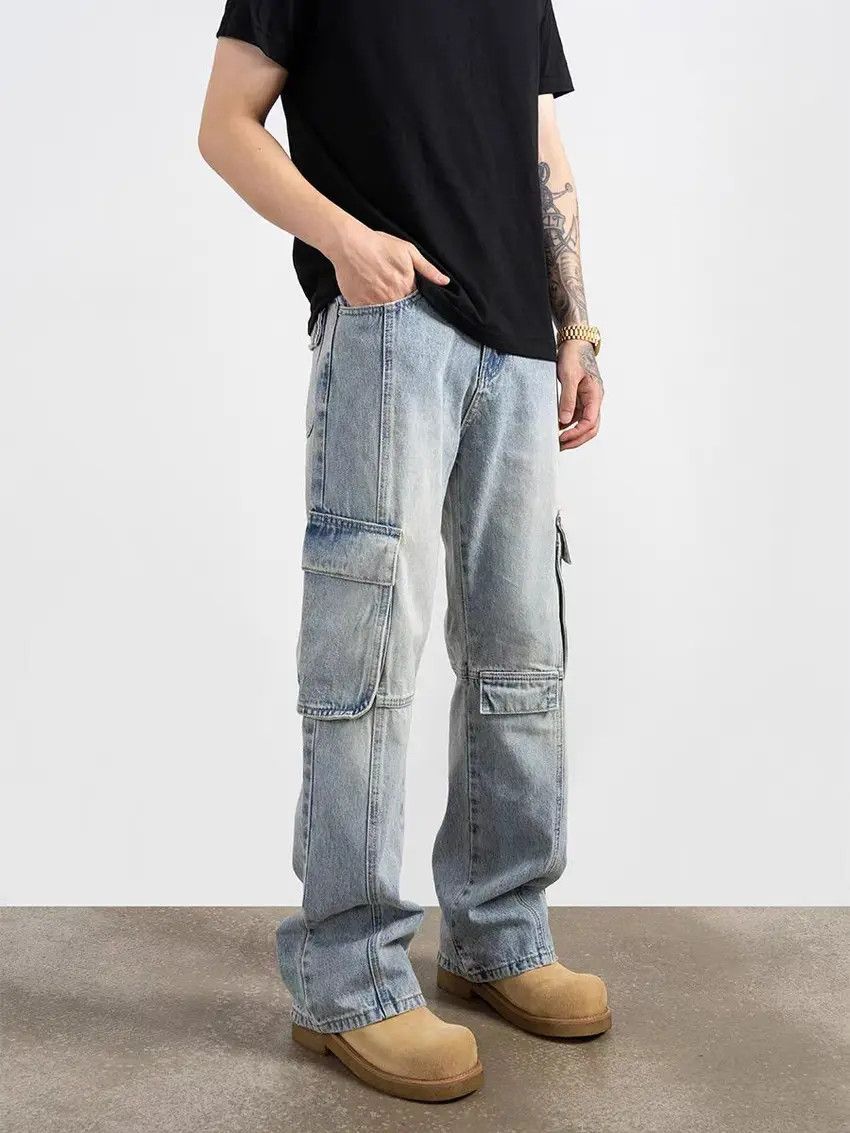 Designer × Japanese Brand Vintage Hip Hop Street Loose Casual Pants Size US 32 / EU 48 - 2 Thumbnail