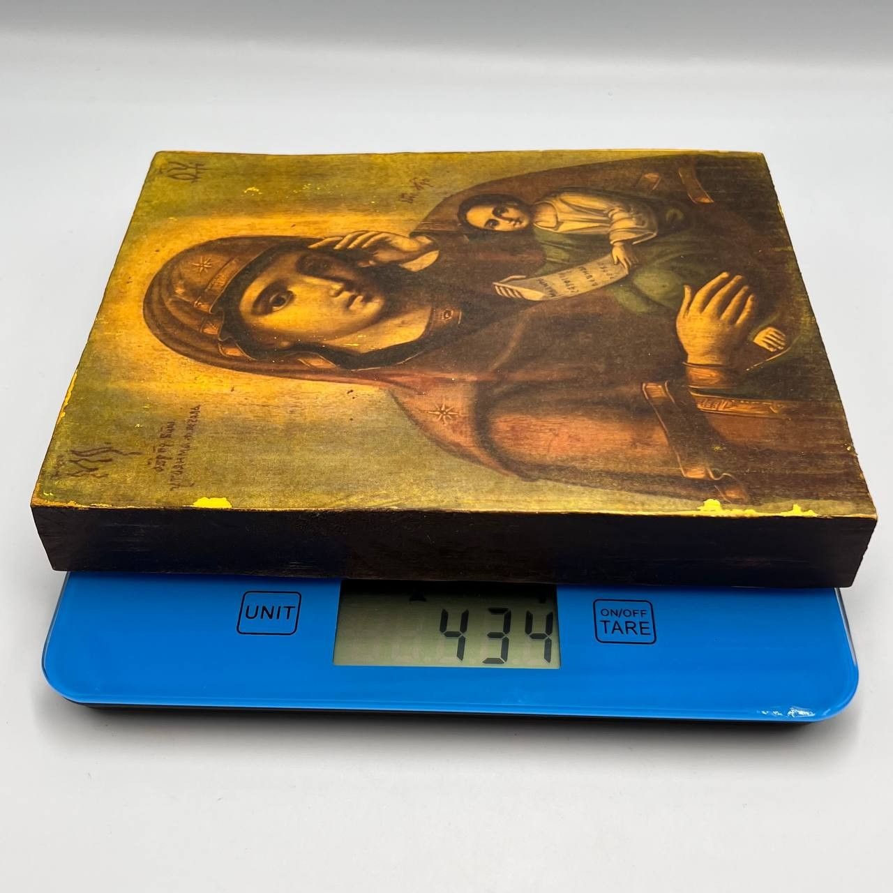 Vintage Vintage Christian Orthodox Icon Mother of God Jesus Wood Size ONE SIZE - 2 Thumbnail