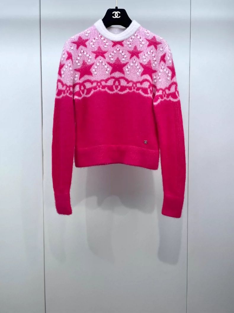 Chanel Chanel 23N Ski Series Knitted jacquard Cashmere Sweater 250 Size XXS / US 00 / IT 34 - 1 Thumbnail