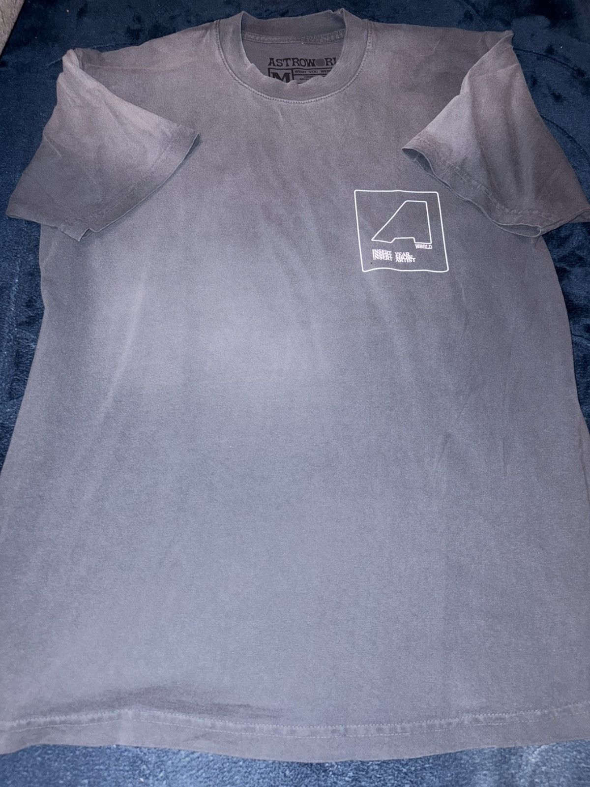 Travis Scott TRAVIS SCOTT ASTROWORLD MANFESTATION T SHIRT Size US M / EU 48-50 / 2 - 3 Thumbnail