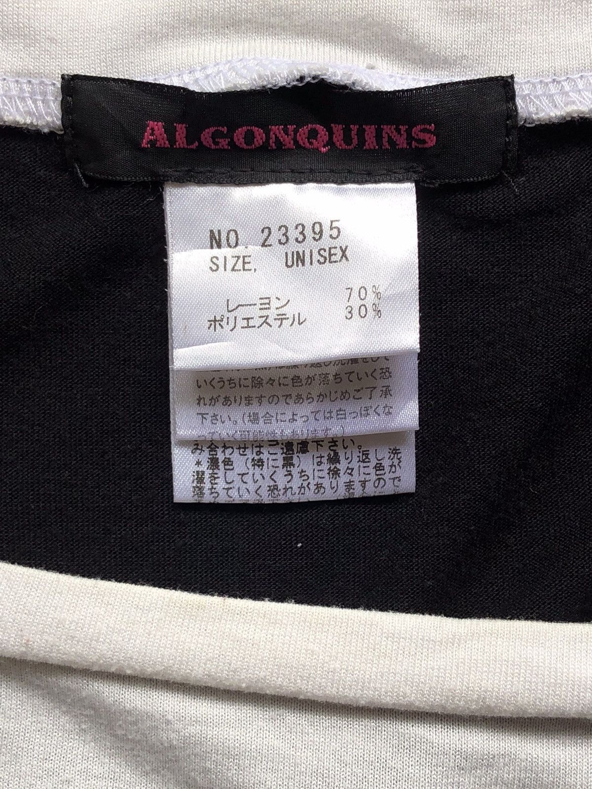 Japanese Brand ALGONQUINS Full Print Punk Design Distressed Shirt Size US L / EU 52-54 / 3 - 10 Thumbnail