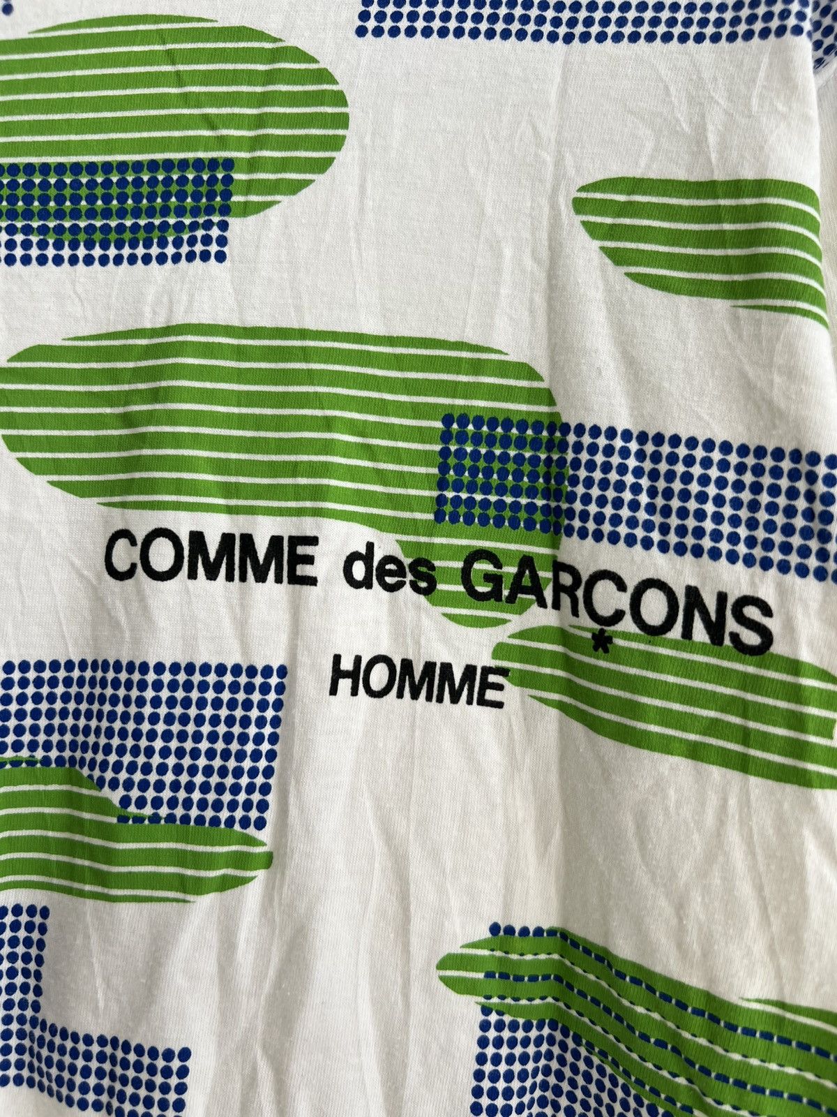 CDG by Comme des Garcons AW00 Homme Geometric Graphics Tanaka Art Runway Col Shirt Size US M / EU 48-50 / 2 - 4 Thumbnail