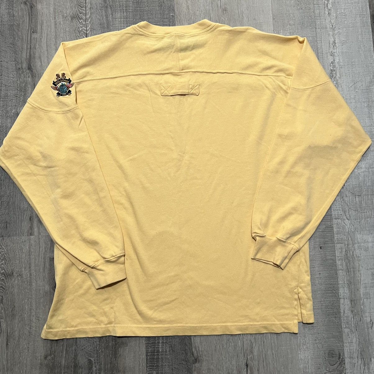 Willis & Geiger Willis & Geiger Yellow Cotton Lightweight Crest Sweatshirt Size US L / EU 52-54 / 3 - 4 Thumbnail