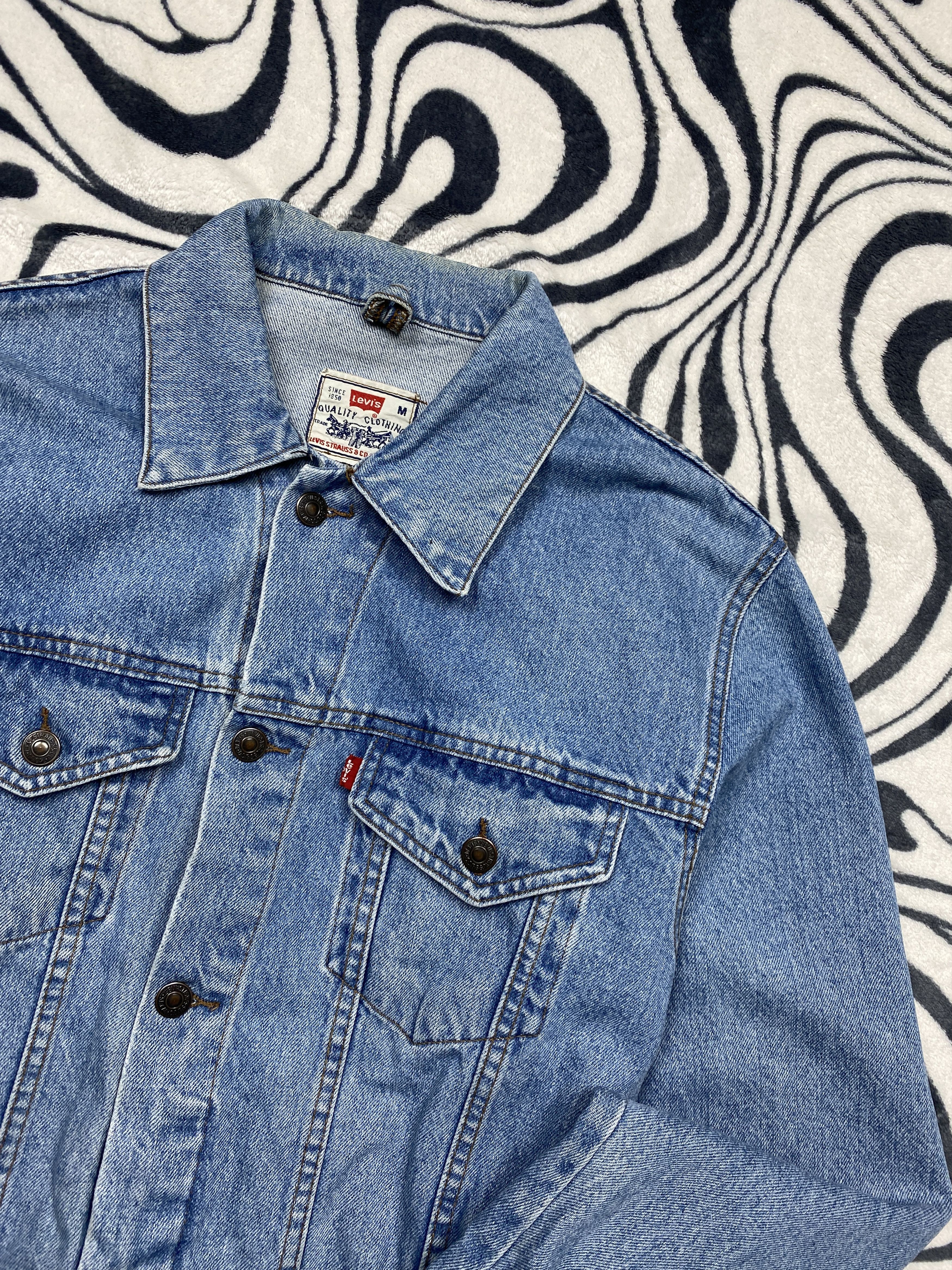 Levi's Levi's 501 90s Vintage Mens Denim Jacket Size US M / EU 48-50 / 2 - 2 Thumbnail