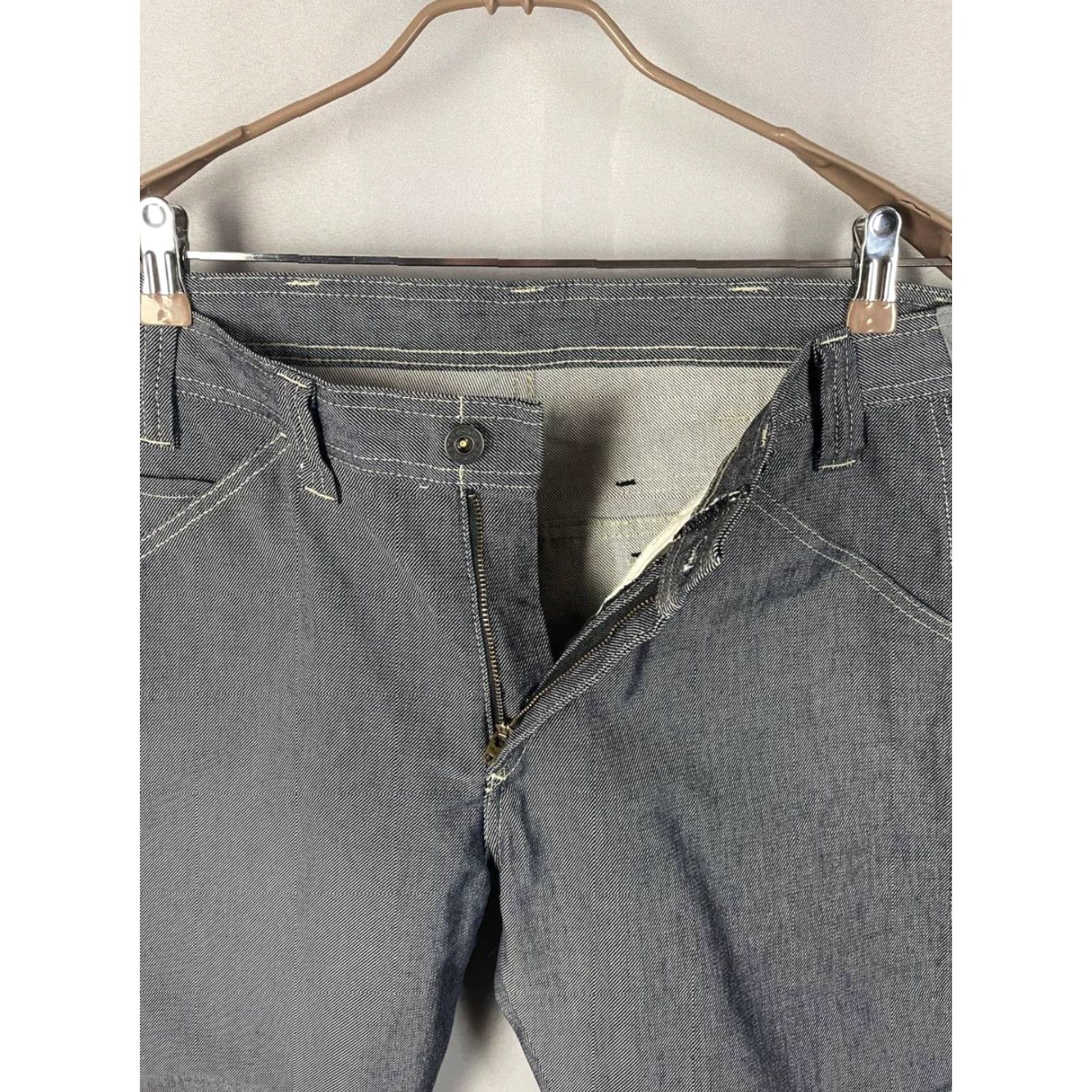 G-Star G-Star Raw Jeans Mens Shortcut Comwood 34 Gray Denim Cotton Button Fly Straight Regular 5-Pocket Mens Size US 34 / EU 50 - 4 Thumbnail